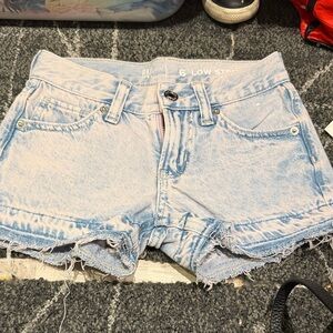 Light Blue Denim Women's Shorts